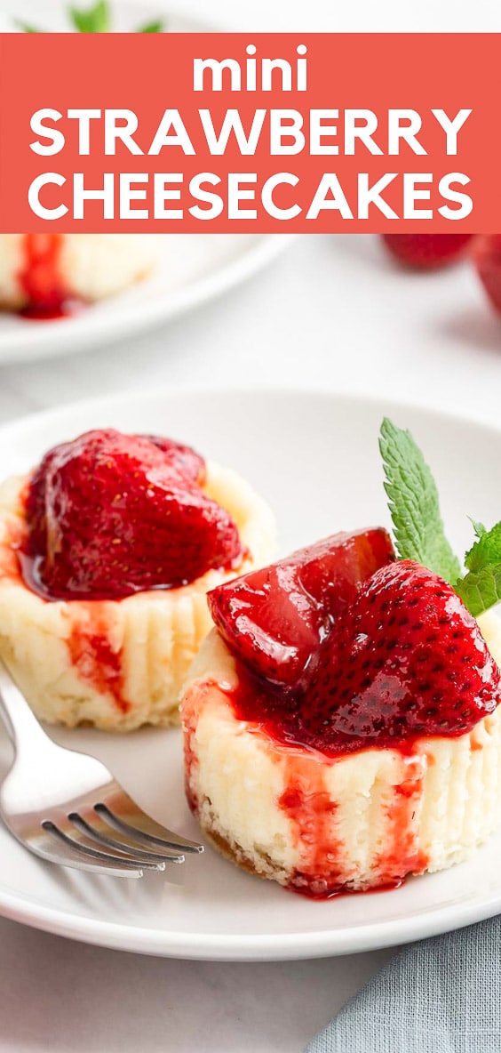 Mini Strawberry Cheesecakes Recipe Dessert For Two