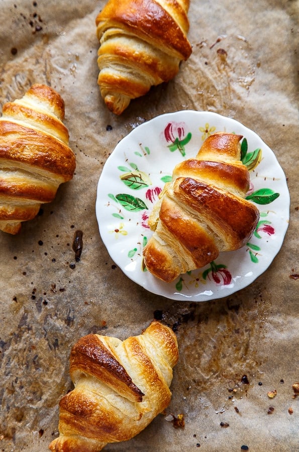 Croissant Recipe from Scratch (small batch recipe) - Dessert for Two