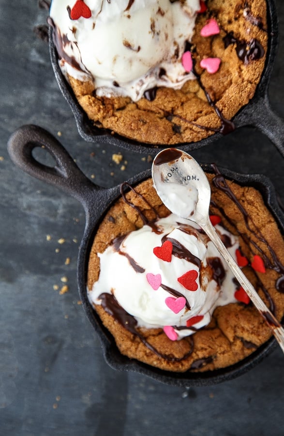 Chocolate Chip Skillet Cookie - Belly Full