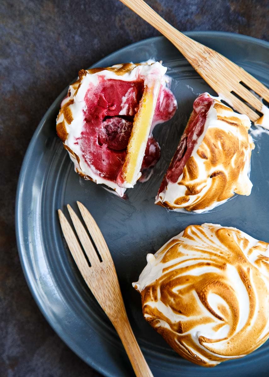 Baked Alaska Recipe (mini ones!) - Dessert for Two