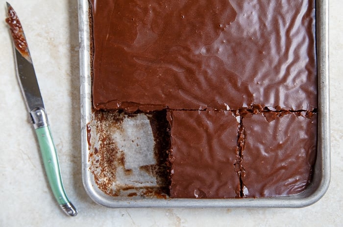 Half Sheet Chocolate Cake Recipe