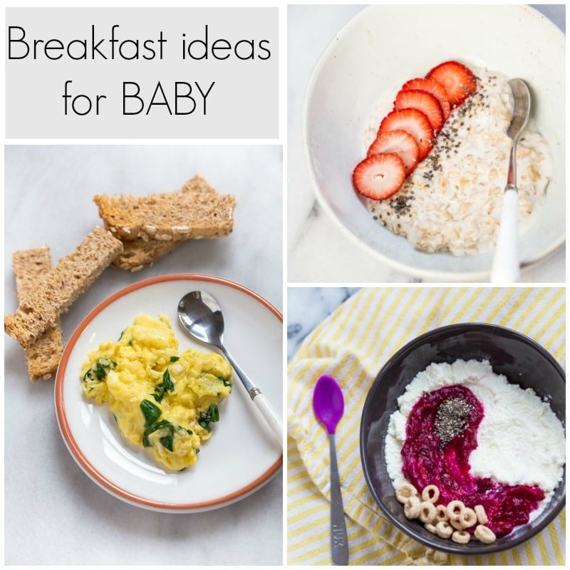 6 month baby breakfast