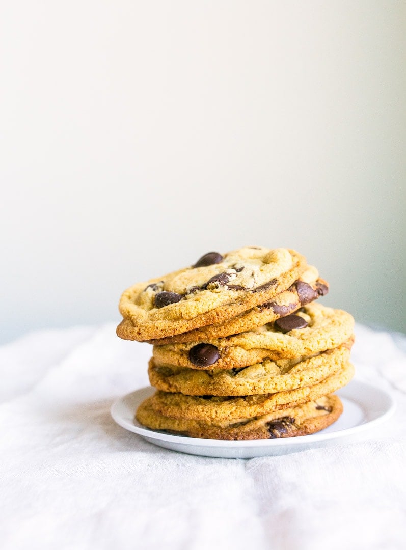 Small Batch Chocolate Chip Cookies for two. Recipe makes just 1 dozen cookies, perfect for two!