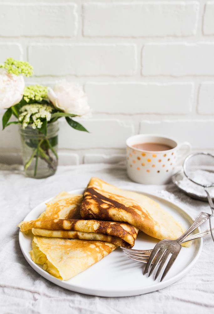 Crepes for Two (small batch recipe) - Dessert for Two