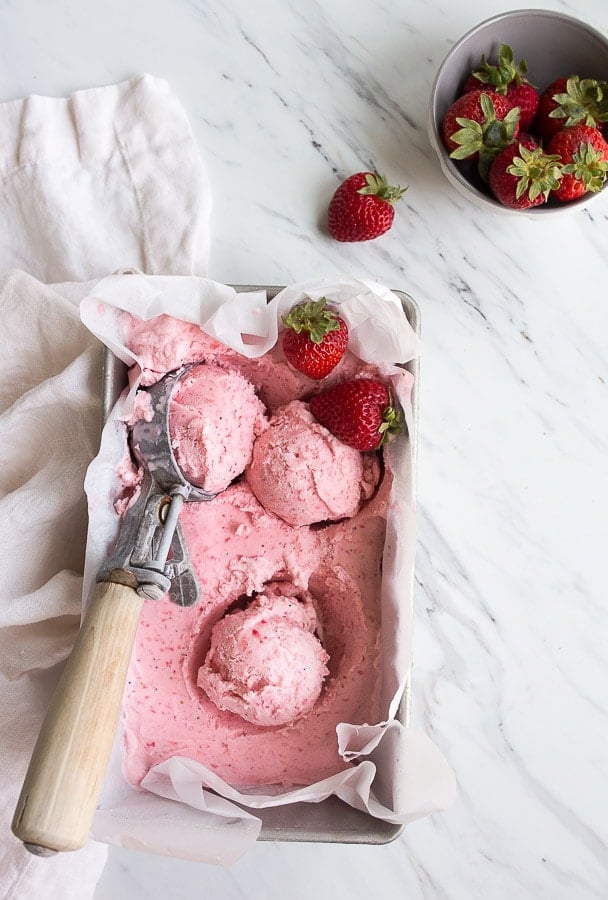 Strawberry Ice Cream Recipe - by Dessert for Two