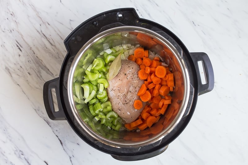 Chicken Noodle Soup in Pressure Cooker - A Cup Full of Sass