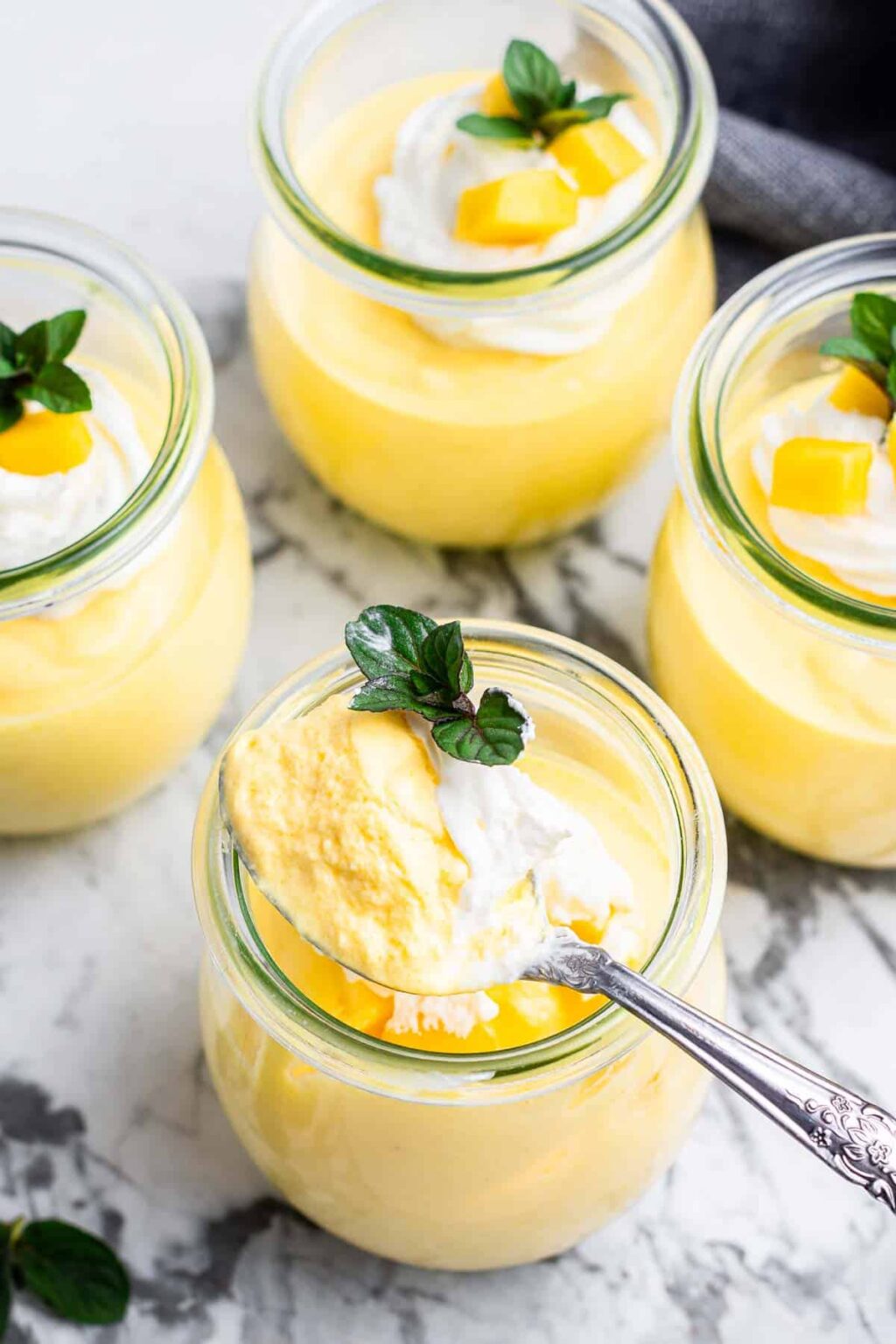 Creamy Mango Mousse Dessert Cups - Dessert for Two