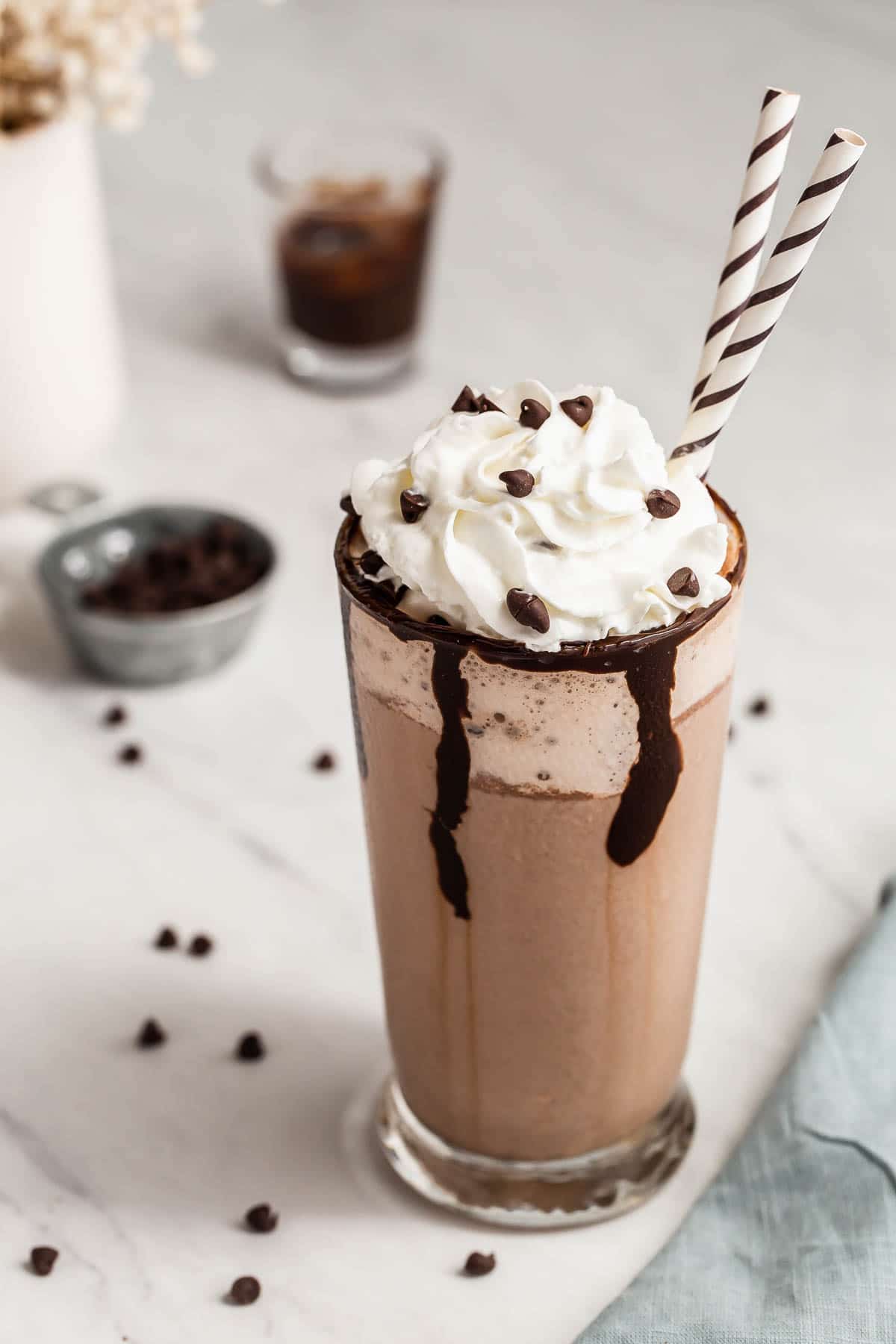 Chocolate cream chip frappuccino