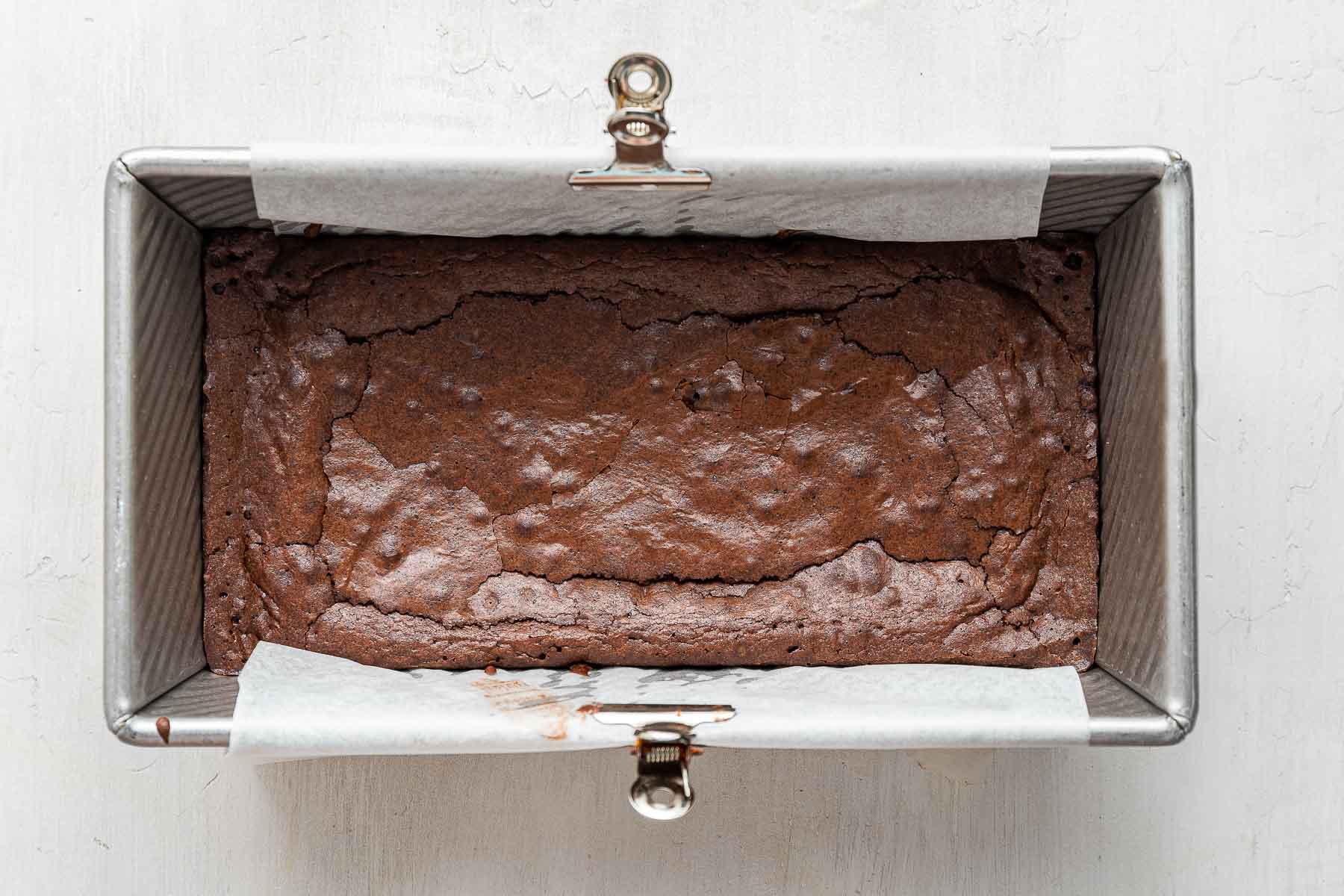 Small Batch Brownies in a Loaf Pan - Katiebird Bakes