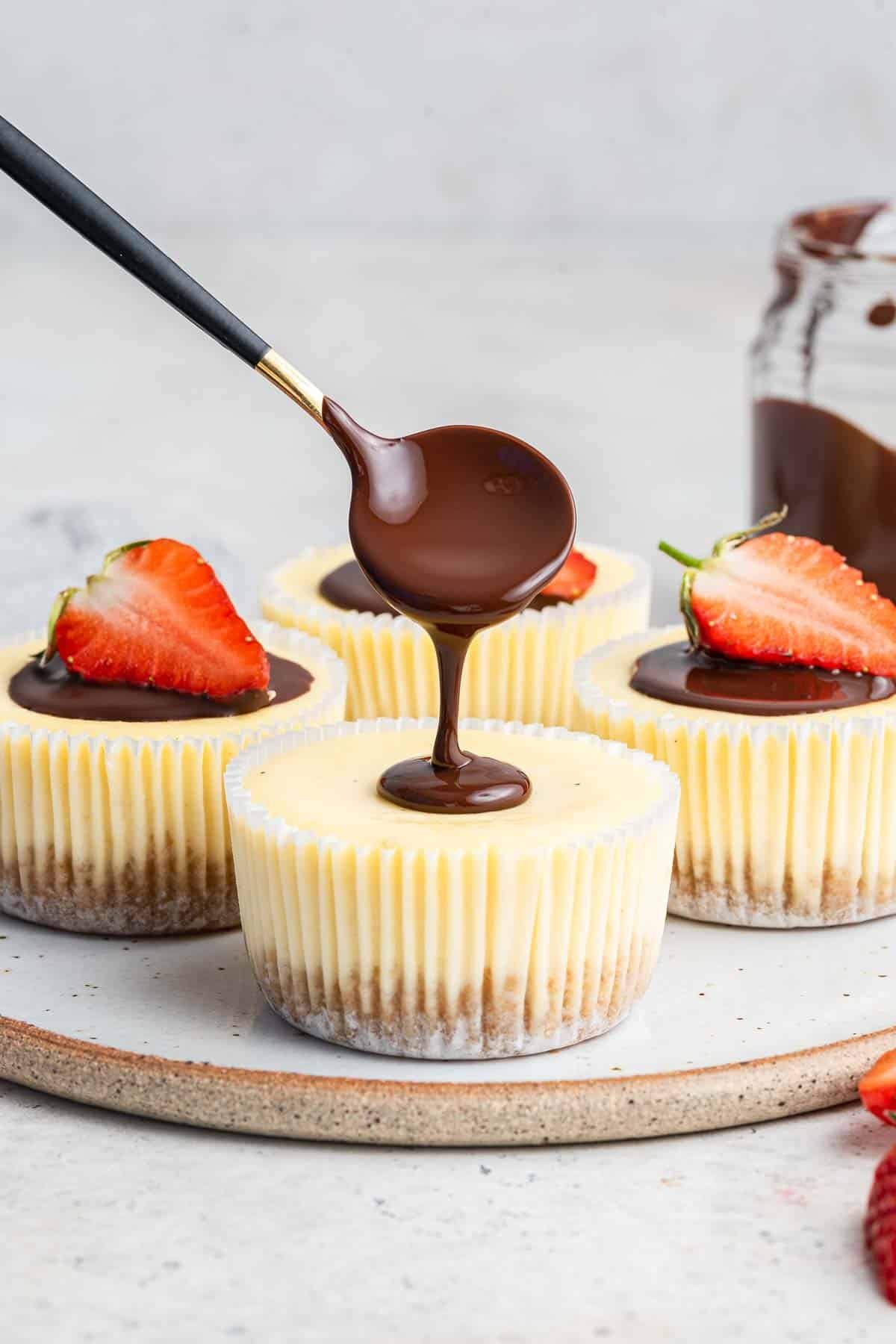 Mini Cheesecakes With Mix-and-Match Toppings