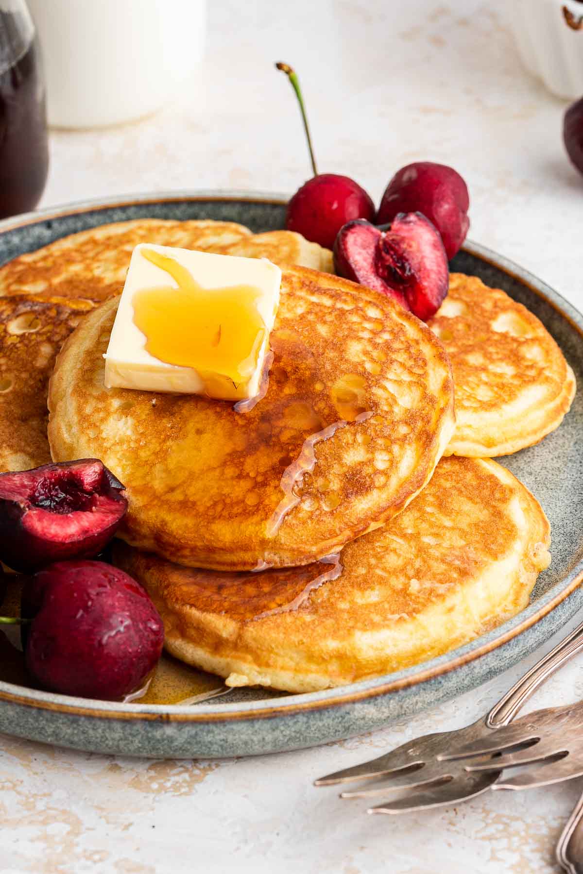 Homemade Pancakes Recipe - Dessert for Two